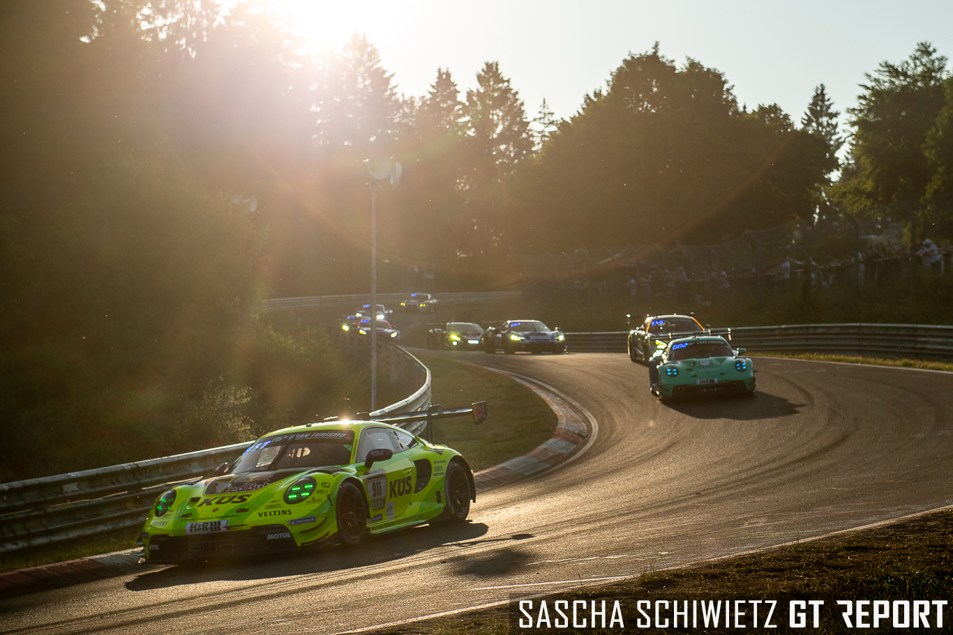 Nürburgring 24 Hours 8 hour update: Grello holds firm, drama shakes top contenders