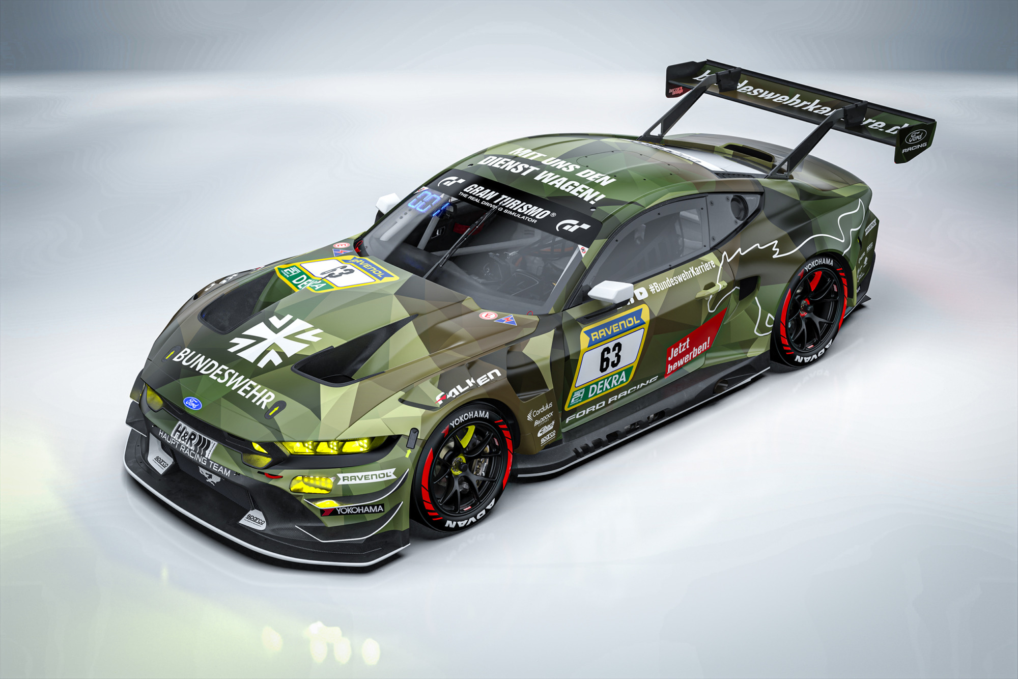 HRT Ford Mustang GT3 to debut with Bundeswehr livery at Nürburgring 24 Hours