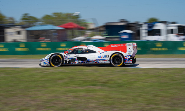 Porsche Penske’s #7 Leads Chaotic Opening Four Hours in 12 Hours of Sebring