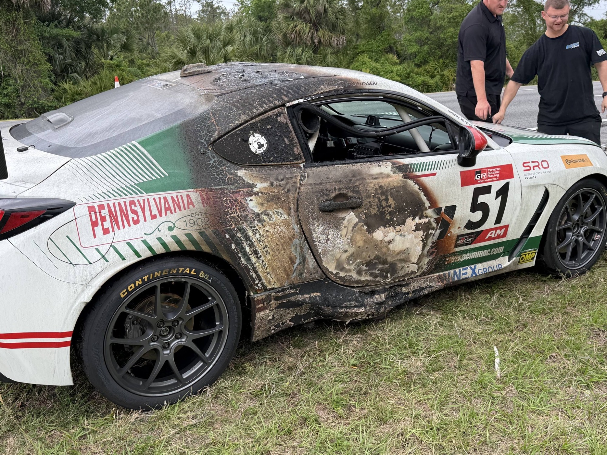 BSI Racing Trailer and Equipment Damaged in Fire Traveling To COTA, Team Personnel Safe After Incident