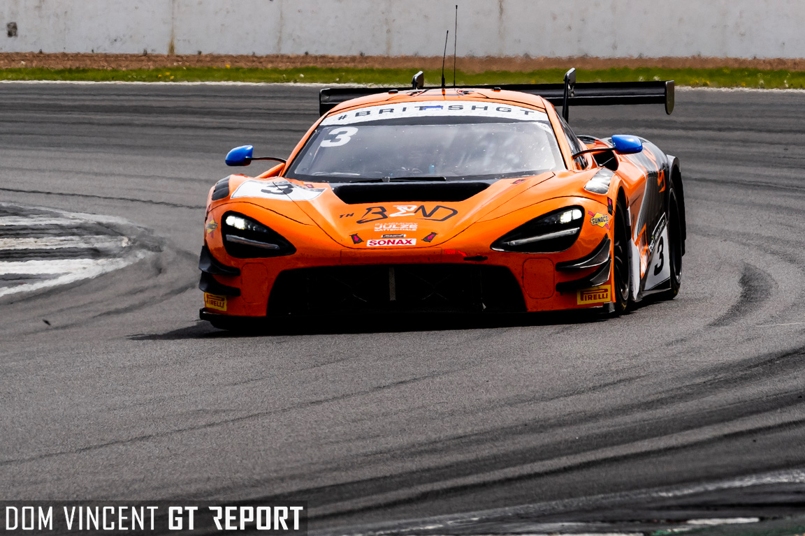 British GT Silverstone: Patterson/Shahin win on strategy, Innovation takes GT4 glory on debut