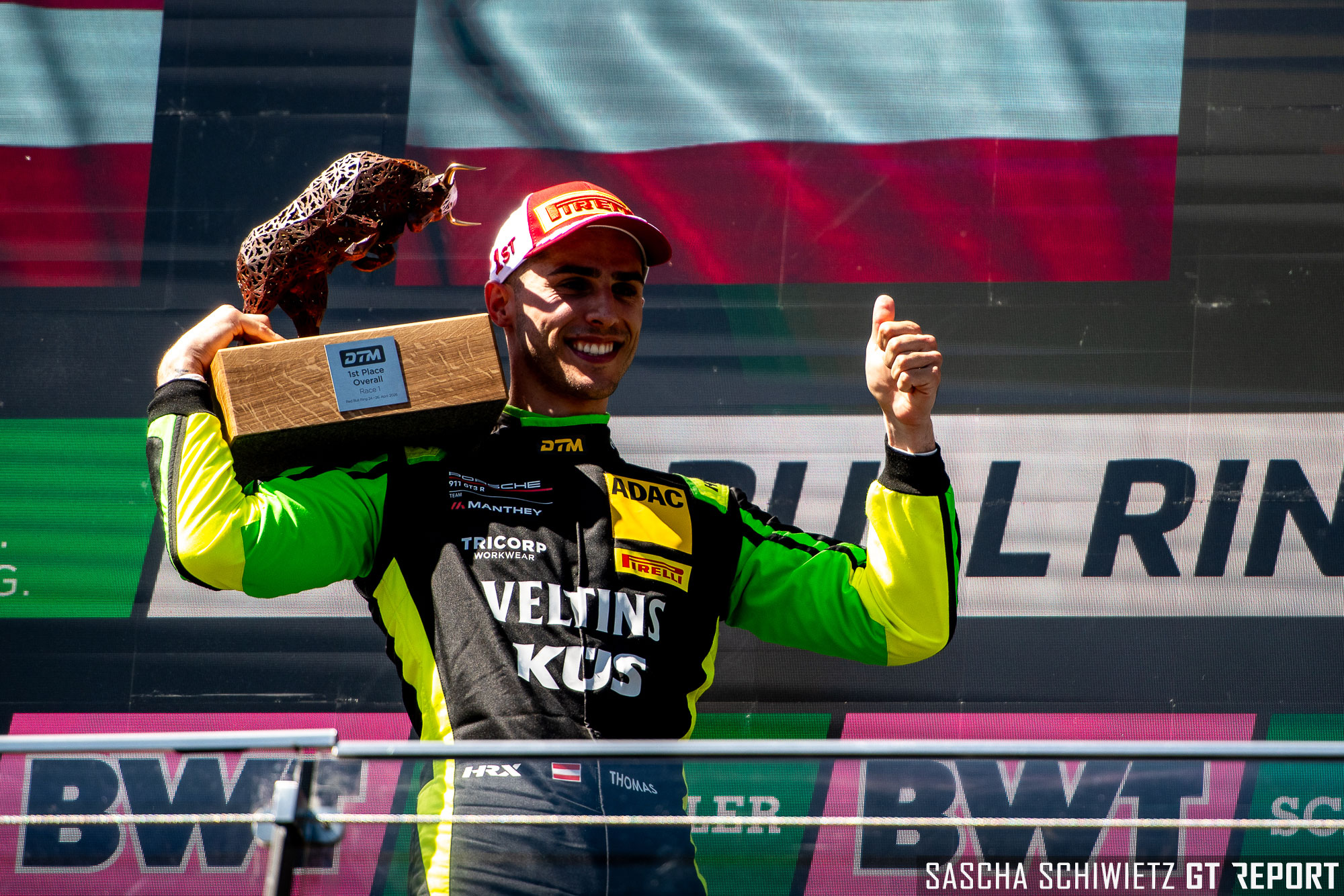 DTM Red Bull Ring Race 1: Preining Leads the Field to Victory