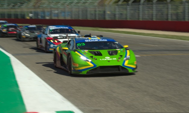 Italian GT Imola: Dimitrov and Riccitelli win chaotic Race 1 for VSR Lamborghini