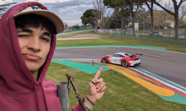 Influencer Marco Palermo takes us to where Ferrari passion meets the soul of Imola: “The track is the city.”