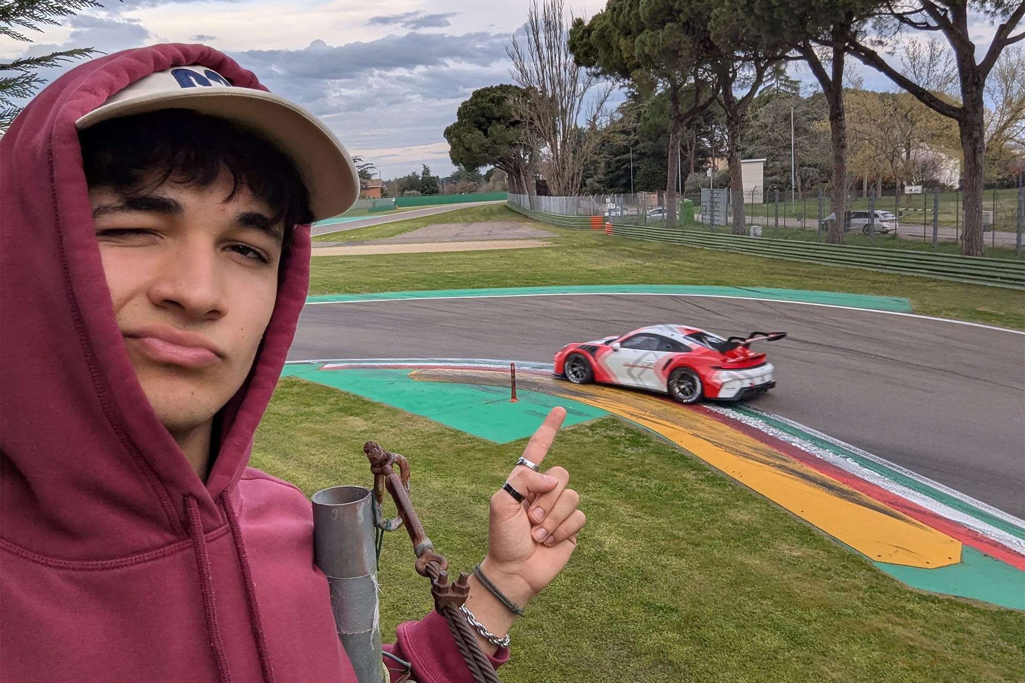 Influencer Marco Palermo takes us to where Ferrari passion meets the soul of Imola: “The track is the city.”