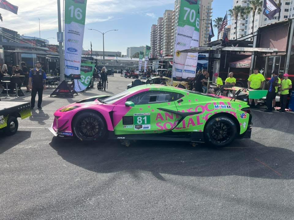 DragonSpeed, Anti Social Social Club Unveil Bold #81 Corvette Livery for Long Beach
