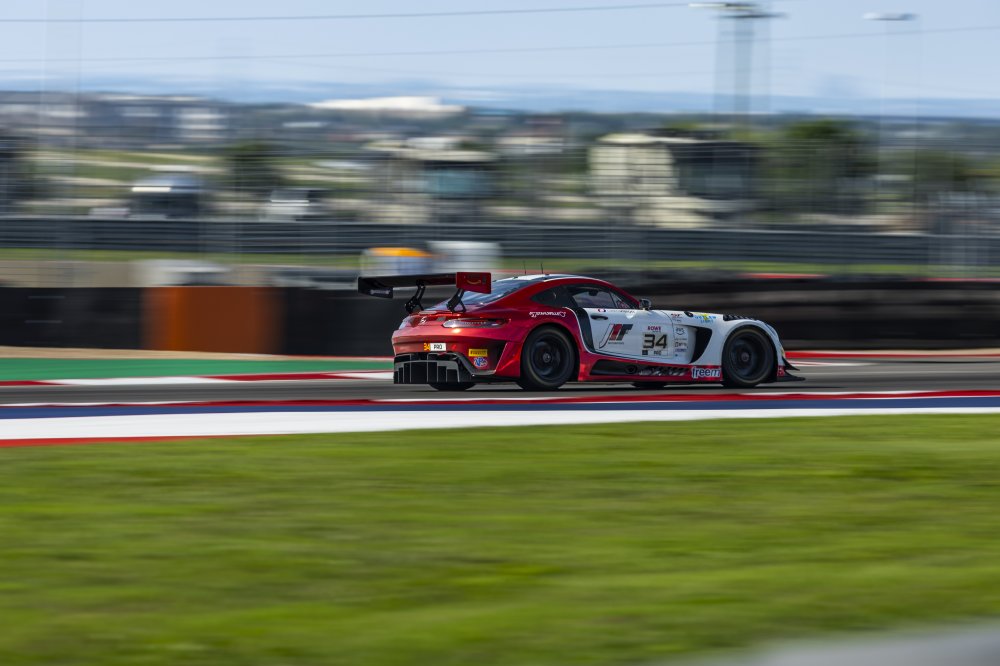 GTWC America: JMF Mercedes Scores Double Pole at COTA