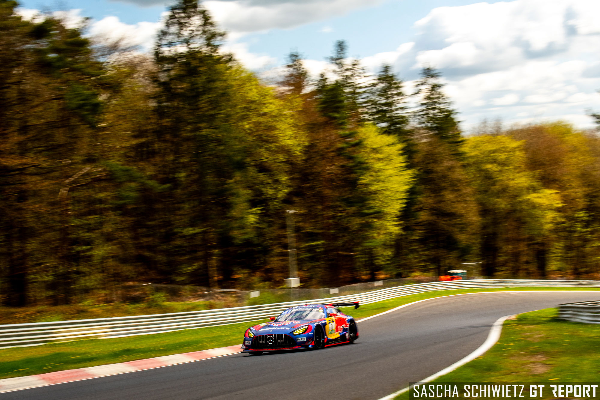 Verstappen Racing Mercedes-AMG GT3 at the Nürburgring