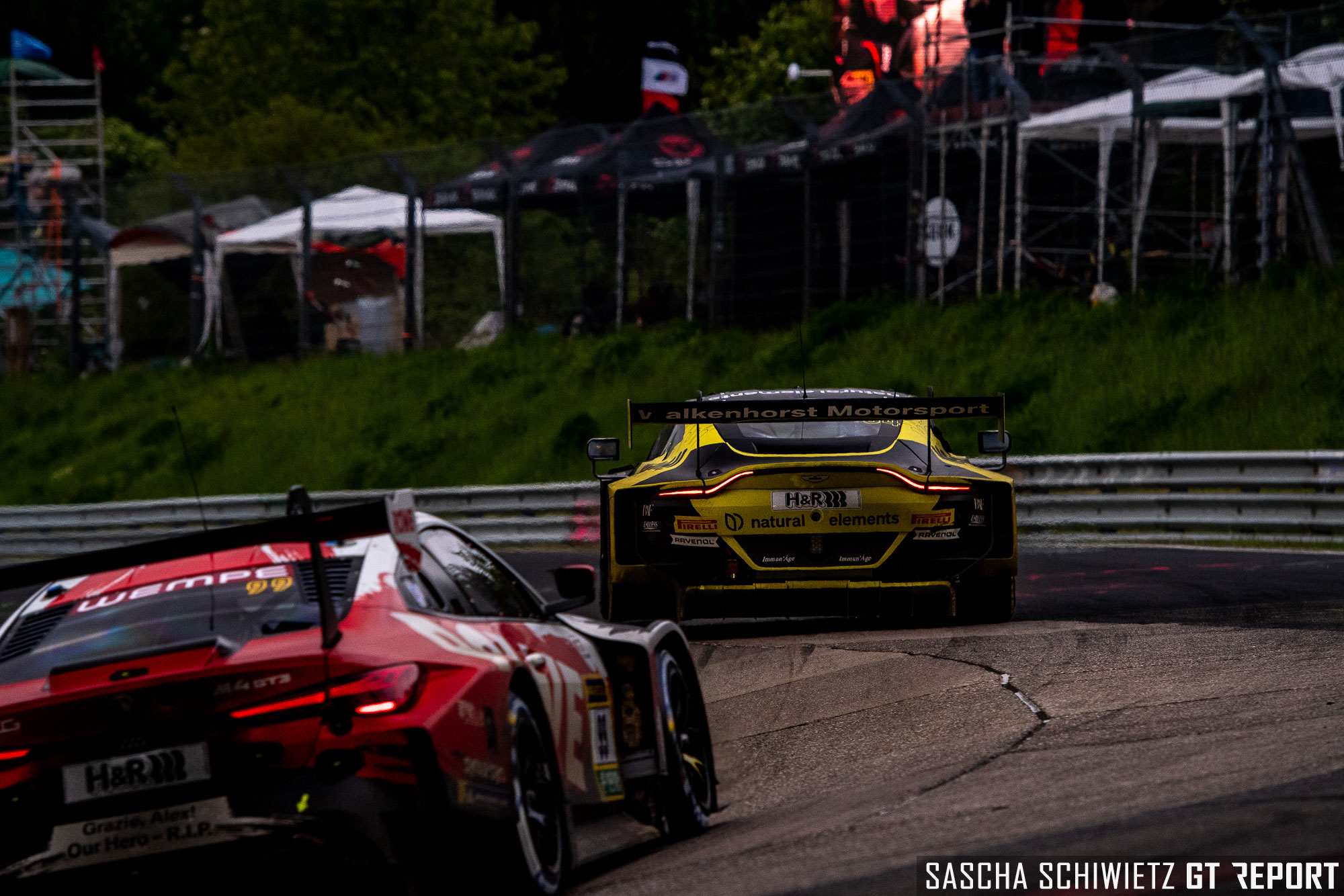 Christian Krognes with Walkenhorst Motorsport Aston Martin Vantage GT3 at the Nürburgring 24h 2026