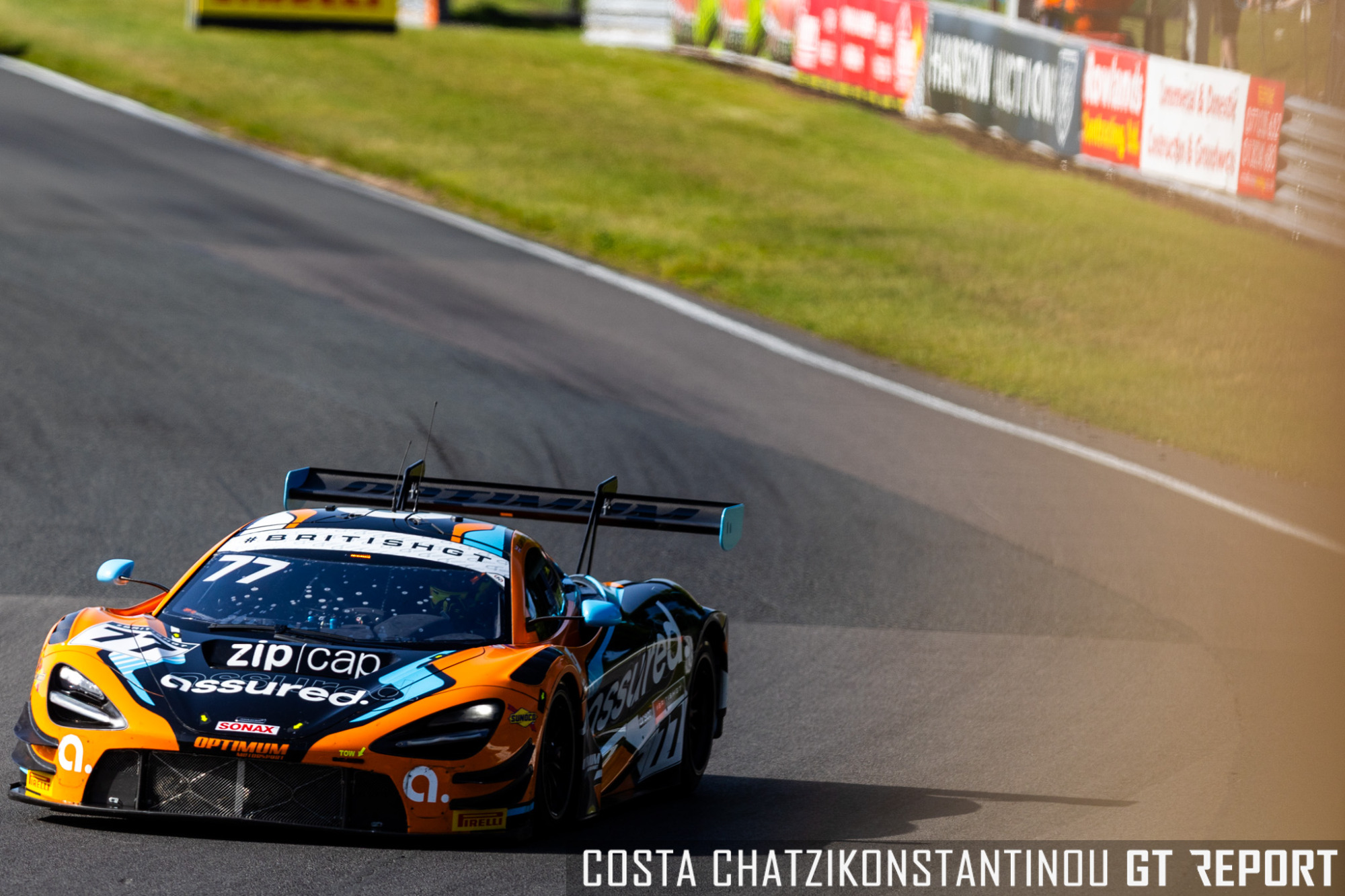 British GT Oulton Park: Optimum Motorsport win dramatic Race 2 as Grange Racing by FSR take GT4 victory