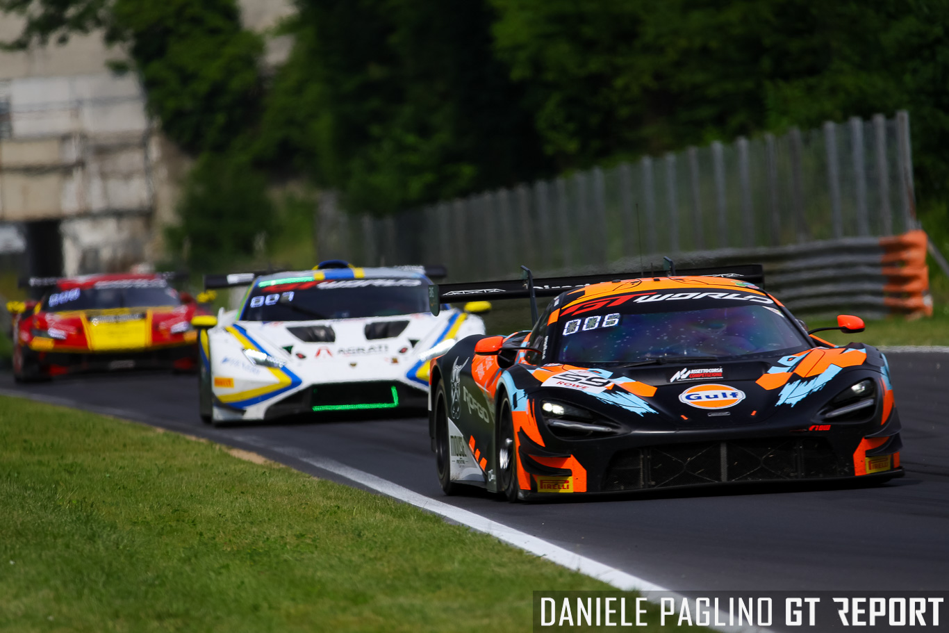 GTWC Monza Saturday: McLaren Strikes Back in FP2 as Pace Honours Split at Monza