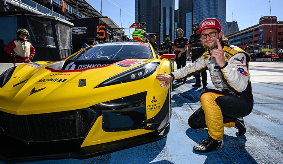 IMSA GTD Pro Detroit Qualifying: Alexander Sims Leads Corvette Front-Row Sweep