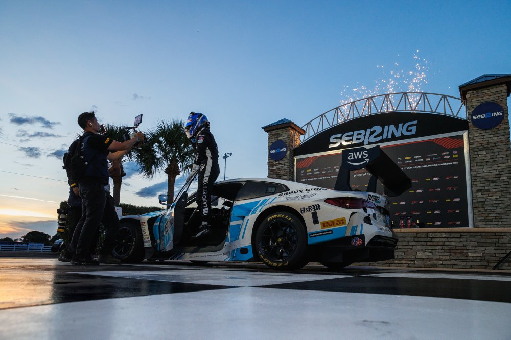 Turner Motorsport, Robby Foley Capitalizes on Late Drama for Sebring GT World Challenge America Victory
