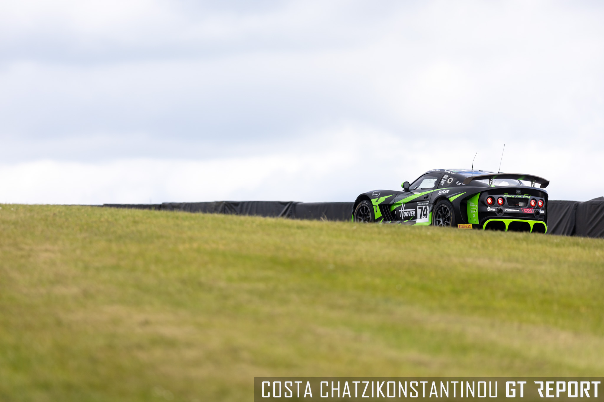 #74 Innovation Racing Ginetta G56 GT4 of Thomas Holland and Hadley Simpson in British GT 2026
