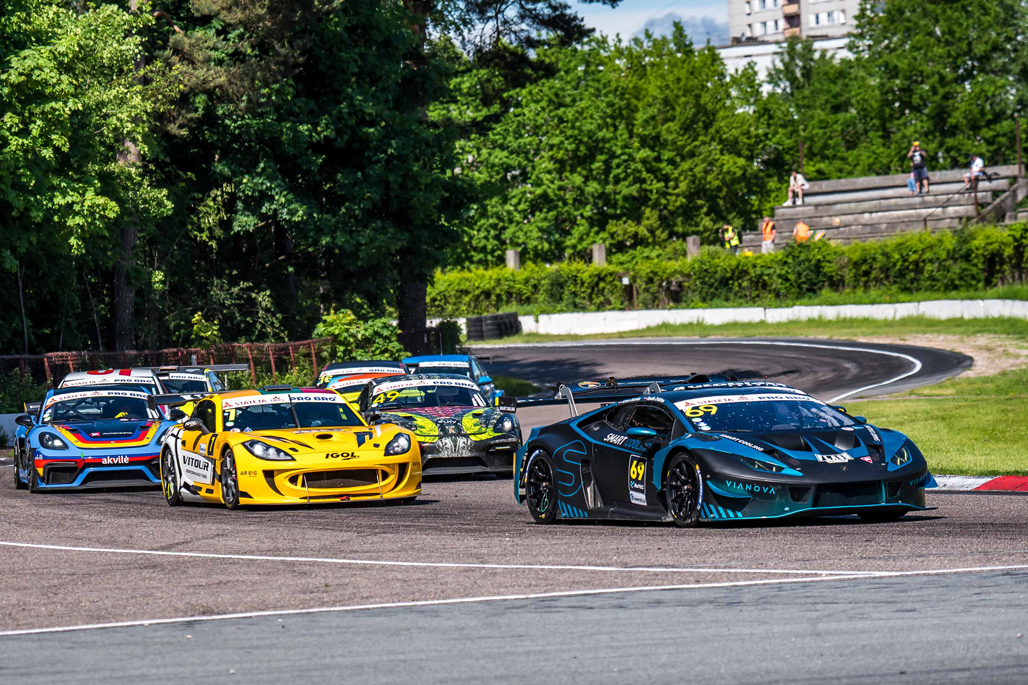 Baltic Touring Car Championship Biķernieki: Flash Racing Lamborghini sweeps Baltic GT at PRO BRO Grand Prix