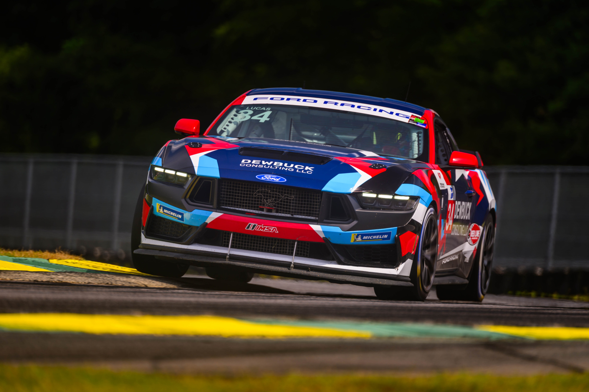 Lucas, Gorshkov Take Mustang Challenge North America Wins in Eventful Race No. 2 at VIR