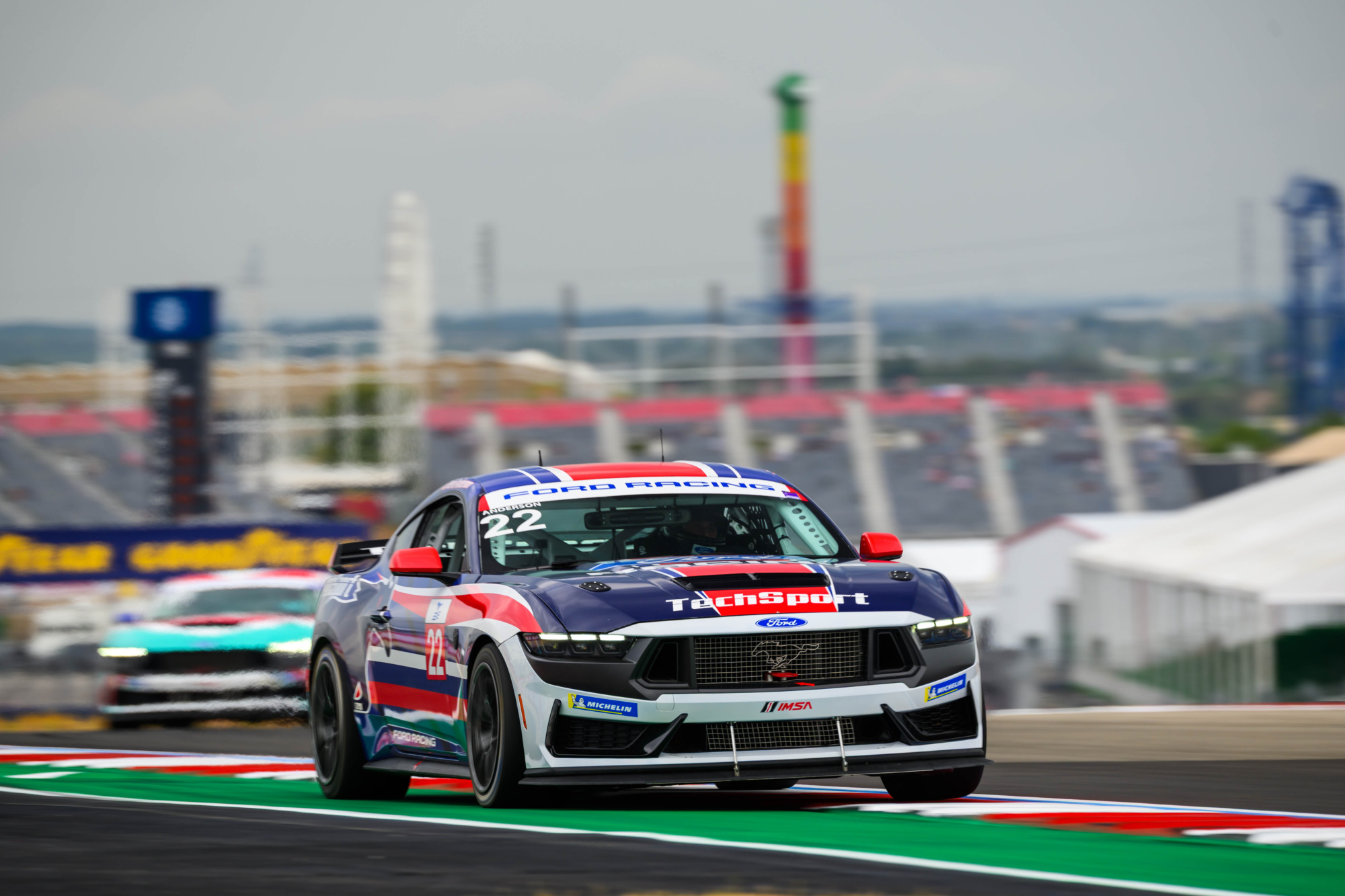 Anderson Claims Mustang Challenge North America Race No. 1 Victory at COTA as Clarke Capitalizes on Dramatic Dark Horse Legends Finish