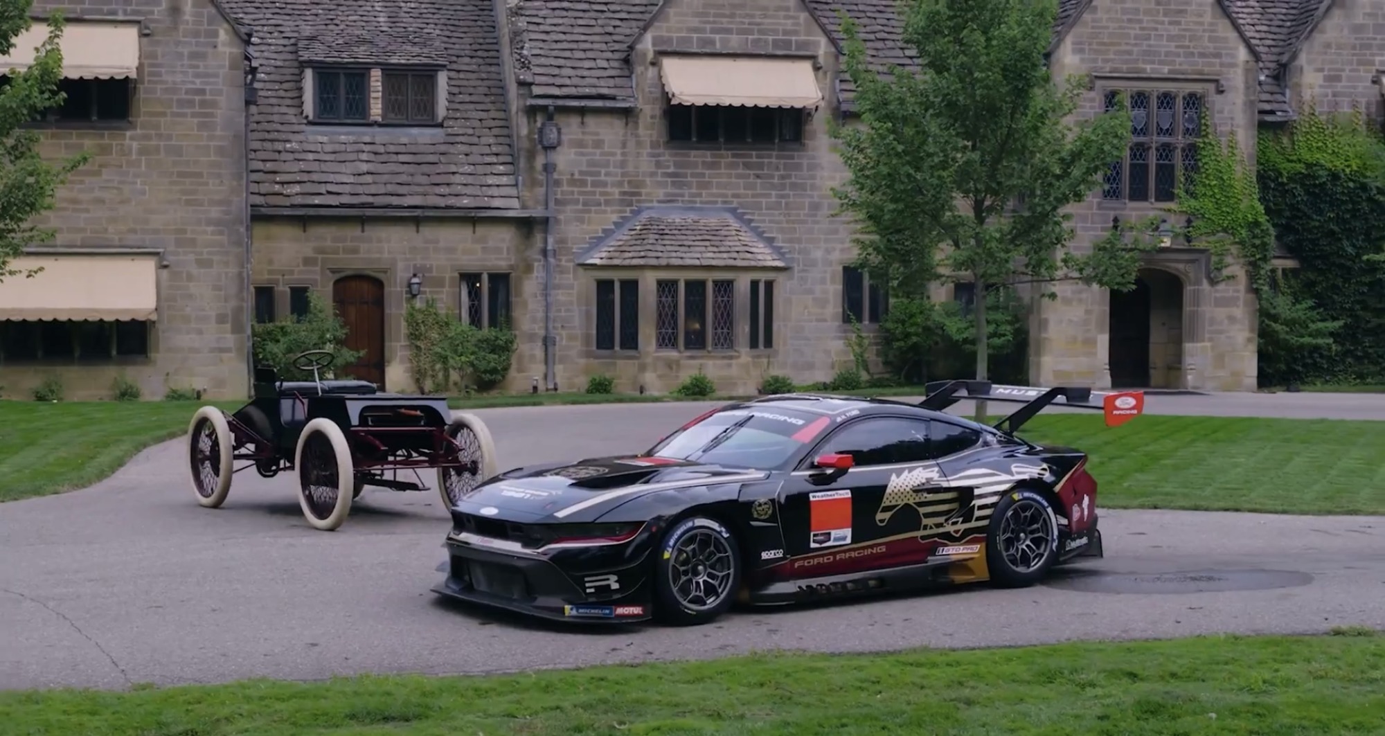 Ford Revives 1901 ‘Sweepstakes’ Colors for Special Mustang GT3 Liveries at IMSA’s Petit Le Mans