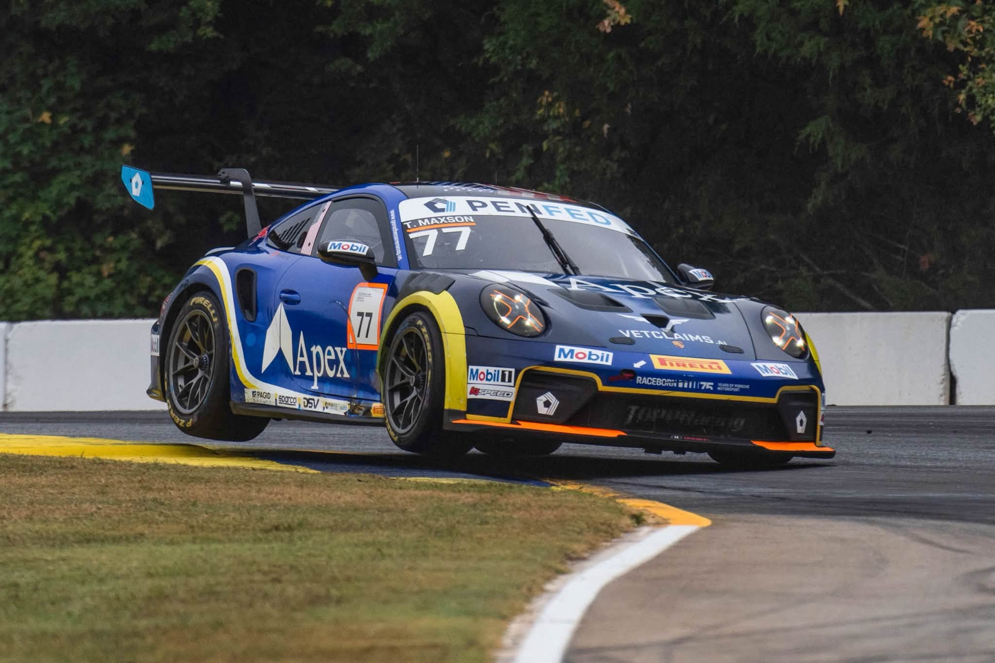 Porsche Carrera Cup NA Road Atlanta: Maxson Dominates Race 1