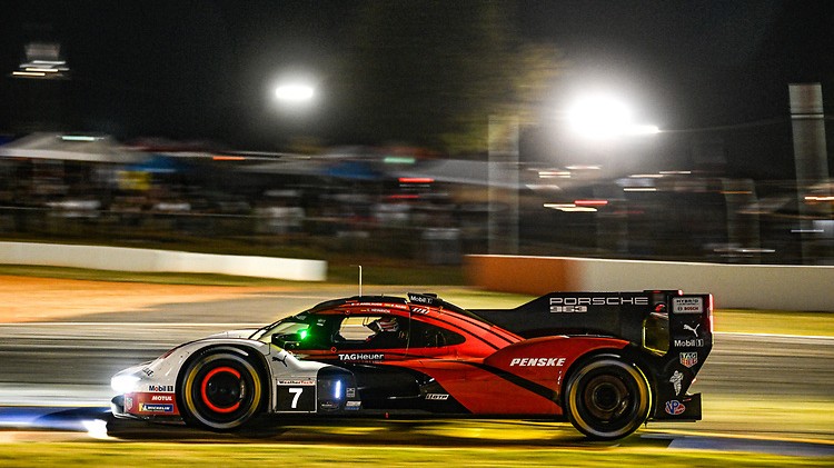 Heinrich Paces the IMSA WeatherTech Field in Night Practice No. 3 at Road Atlanta